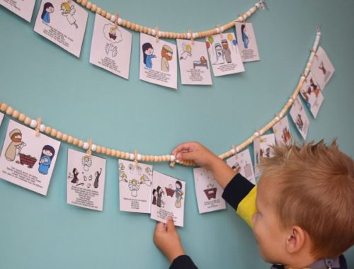 ADVENTSSLINGER, de wonderwolk, christelijke mamablog, mama van dijk