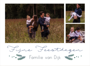 Een feestelijke groet, kaartenhuis, samenwerken mamablog, mama van dijk