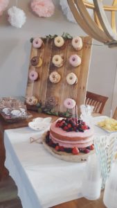 Donutwall, DIY, Naked cake, kinderfeestje inspiratie