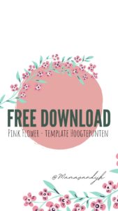 free download, template, hoogtepunten, instagram