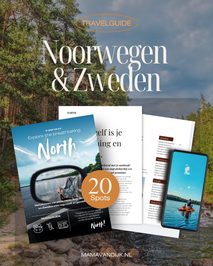 route Noorwegen Zweden met camper, travelguide, kindvriendelijke route door scandinavie
